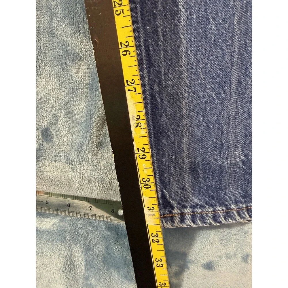 Vtg Levi’s 505 Orange Tab Jeans W30 L34 (Fits 28x32) Spain 90s Straight Leg Blue